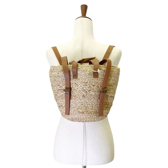 NWT XIX Palms Beachly The Shore Break Jute Insulated Picnic Cooler Backpack NEW - Picture 8 of 16